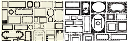 Vector bordure de fantaisie