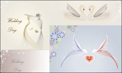 Template vecteur de mariage de matriel
