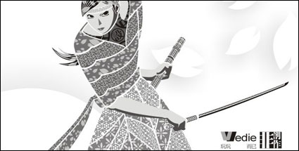 kura? Warrior? Dcoration? Vector? Motif?