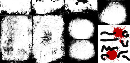vecteur Graffiti & fond claboussures d