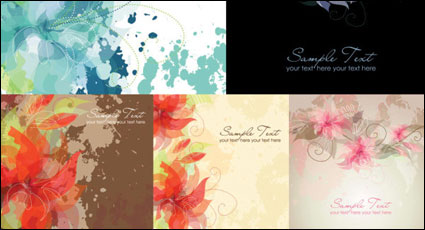 Encre 5 rveuse vecteur matriel floral