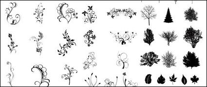 Noir et blanc laisse Vector