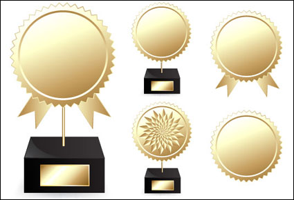 Vector trophes mdailles