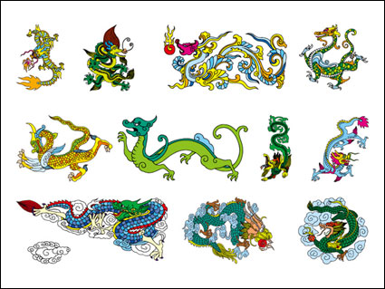 Dragon chinois classique neuf matriel vecteur