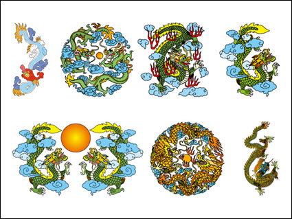 Dragon chinois classique matriel vecteur ter
