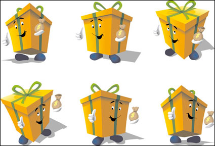 $ $ Box exquis icône vecteur matriel
