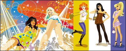 Girls Mode Vector