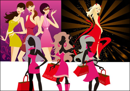 3 types de vecteurs femmes  la mode du matriel