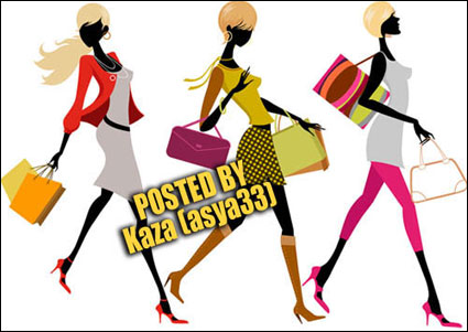 Matire de mode vecteur femmes