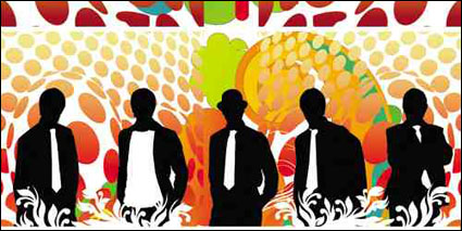 Vector silhouette d