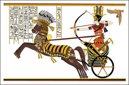 Ramss II, la bataille de la carte Diego Stone Vector