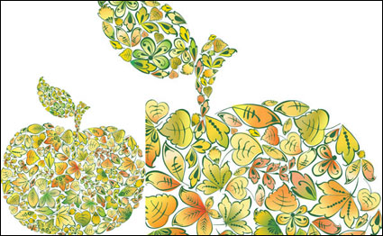 Vector feuilles \ u0026amp; ptales