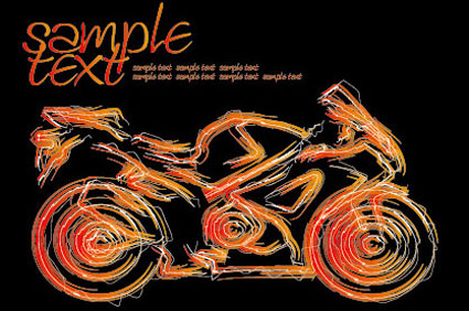 Voitures et des motos brosse Vector