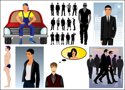 Thme Man Vector