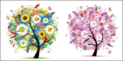 Matriel Seasons vecteur arbre
