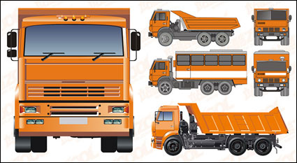 Vecteur gros camion