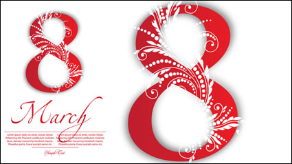 38 femmes Vector Thme de la Journe -3