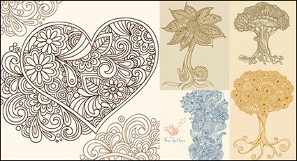 Lignes de Vector illustration tendance