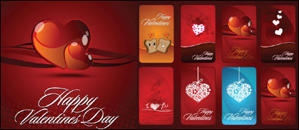 Carte de la Saint-Valentin Vector