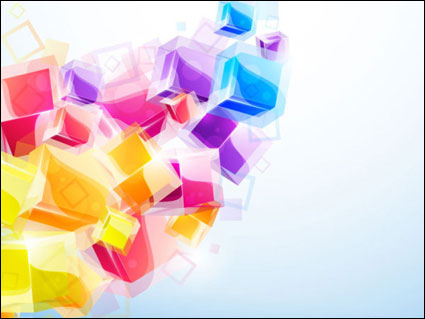 Les effets dynamiques en trois dimensions brillante carte 3D 03