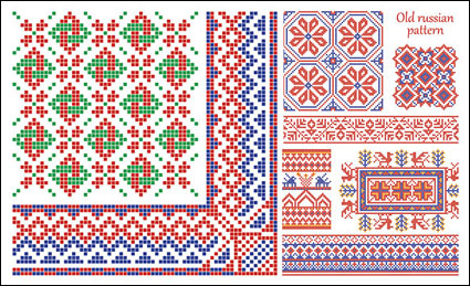Vector-pixel motif style de bordure