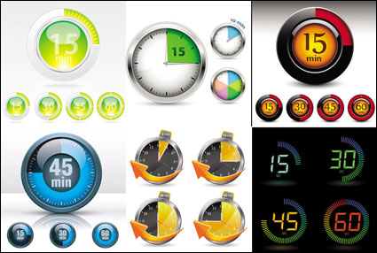 Montres et instruments - Vector
