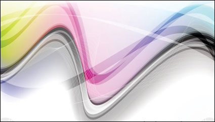 La tendance de la ligne de flux dynamique superbe 01 - Vector