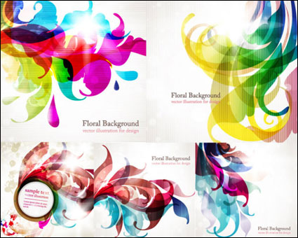 Fond color vecteur de tendance