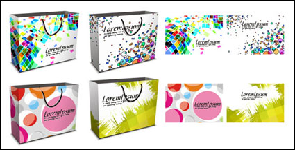 color shopping bags Vecteur