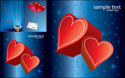 Vecteur amour cadeau romantique