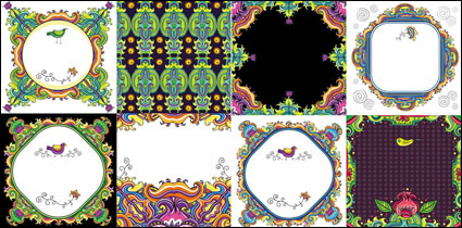 Couleur motif dcoratif - Vector