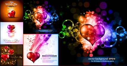 Amour matriel vecteur briller