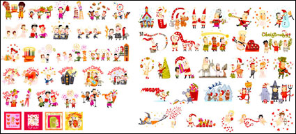 De style Pen matriel festif lment vectoriel