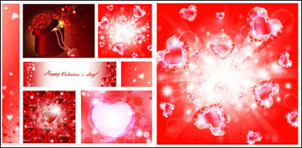 Saint Valentin romantique du matriel vecteur lment