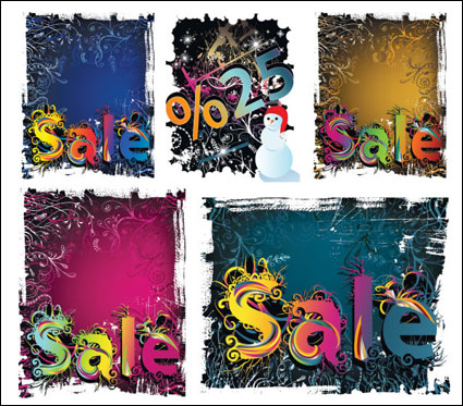 Offre spciale hiver vecteur de vente de matriaux