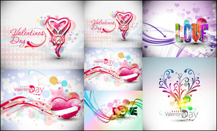 Symphony Valentine Day matriels de dcoration vectoriel