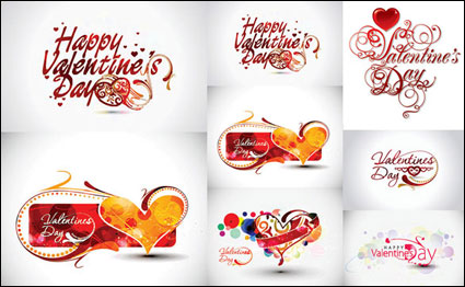 Saint-Valentin thme de la Journe clip art mot