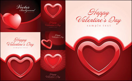 Saint-Valentin en forme de cœur texture du matriau vecteur de fond