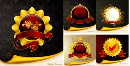 Vecteur mdaille Magnifique