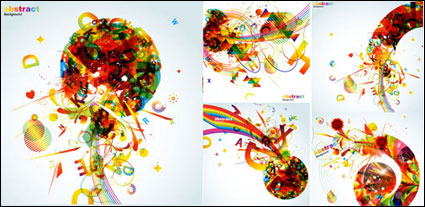 La tendance des graphismes colors - Vecteur