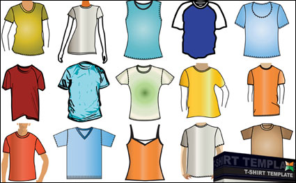 Template vecteur T-shirt