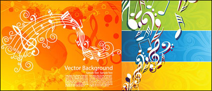 Vecteur thme musical
