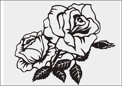 Matriels Rose vecteur modle