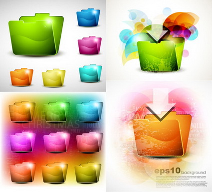 Dossier Belle texture cristalline - Vector