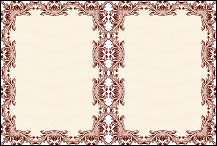 Classique frontire motif de scurit 01 - Vecteur