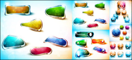 Colorful Vector Button Dream