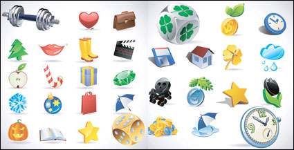 Quotidien ncessits Icons Vector