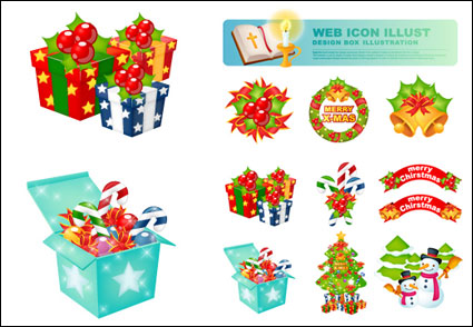 Vector icônes de Noël