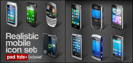 Icône du tlphone mobile 10 - Vector