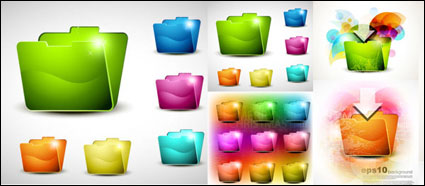 Colorful lments de conception web Vector